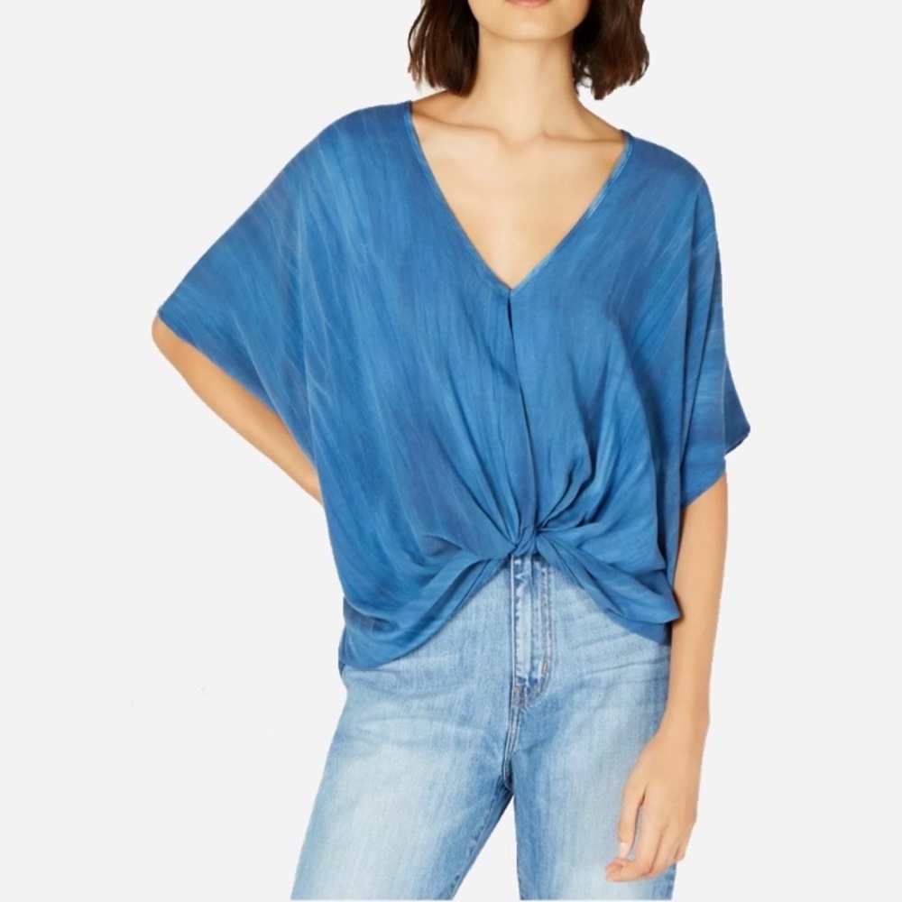 🌸New🌸 Polly & Esther Womens V-neck Top Large NWT